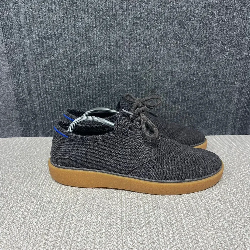 Rothy’s The Monty Sneaker Knit Lace Up Grey Merino Wool Mens Size 11